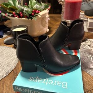 BareTraps Tristen Women's Sleek Black Ankle Booties